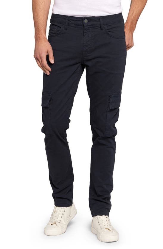 Shop Current Elliott The Ford Slim Fit Twill Cargo Pants In Navy