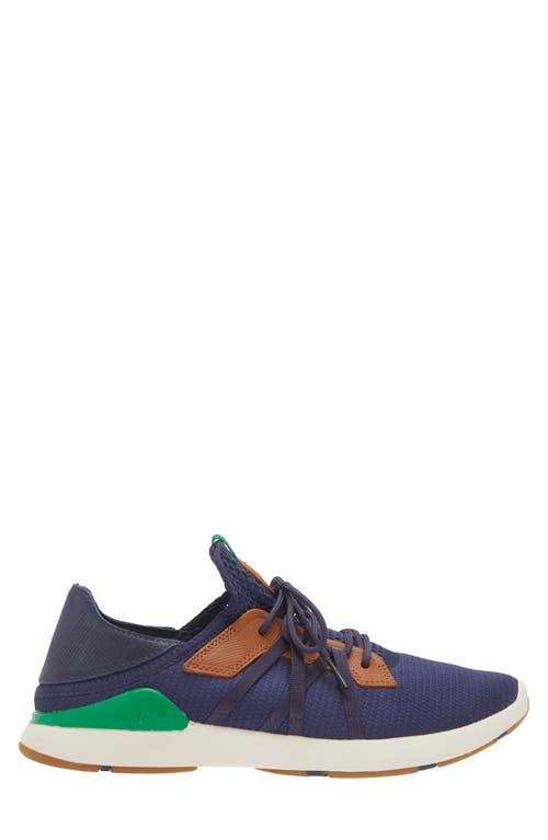 Shop Olukai Mio Li Sneaker In Navy/bamboo