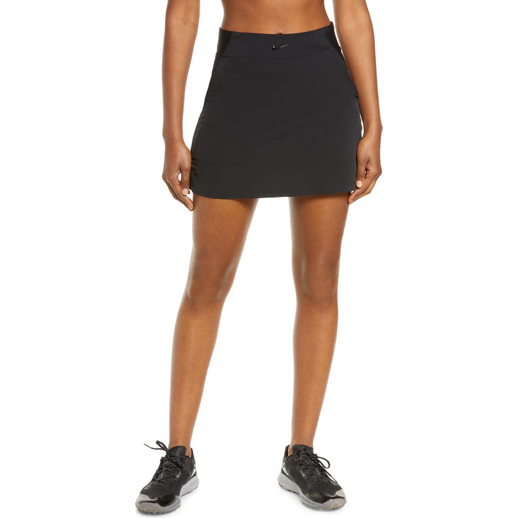 Nike Bliss Lux Training Skort In Black/clear