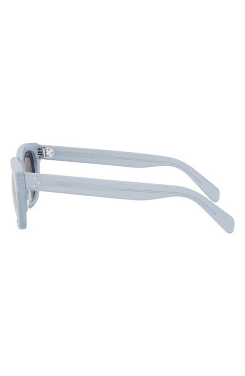 Celine Bold 3 Dots 50mm Square Sunglasses In Grey/other/smoke