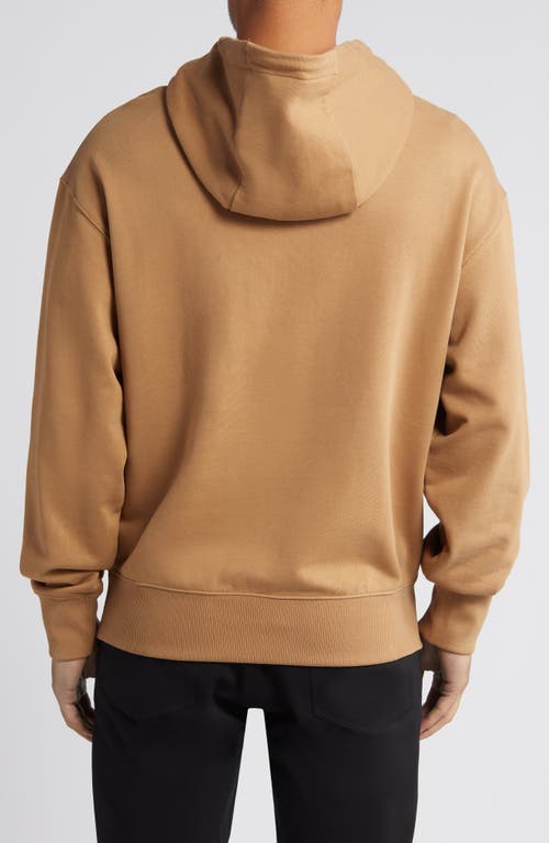 Shop Hugo Boss Boss Sullivan Pullover Hoodie In Medium Beige