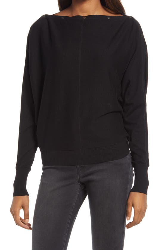 Allsaints Elle Sweater In Blackdnu