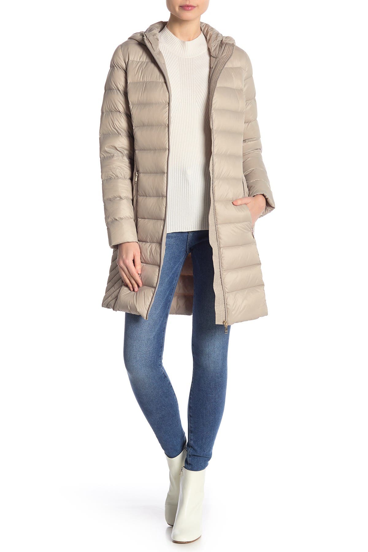 tommy hilfiger down zip front jacket