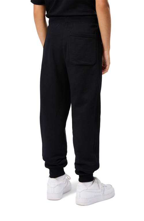 Shop Psycho Bunny Kids' Levy Essential Fleece Joggers In Black