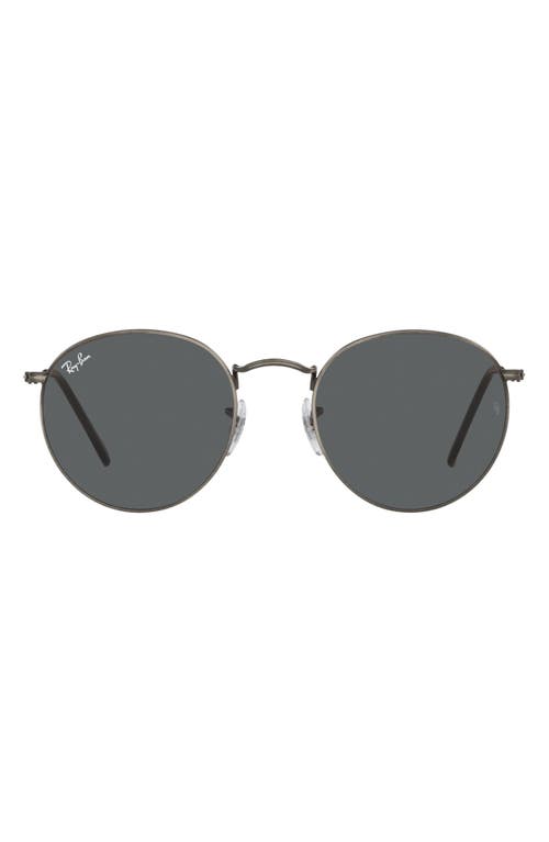 Shop Ray Ban Ray-ban Icons 53mm Retro Sunglasses In Antique Gunmetal/dark Grey