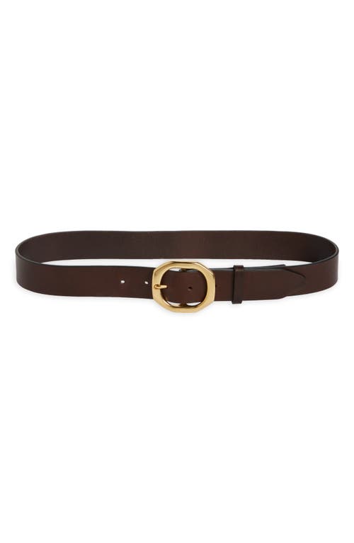 Shop Rag & Bone Audrey Leather Belt In Dark Espresso