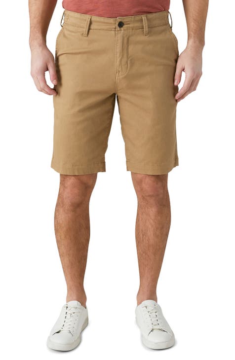 Beige Flat Front Shorts for Men | Nordstrom