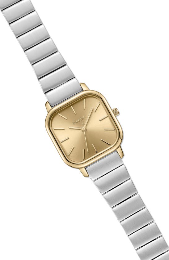 Shop Breda Esther Bracelet Watch, 26mm In Silver/18k Goldlated