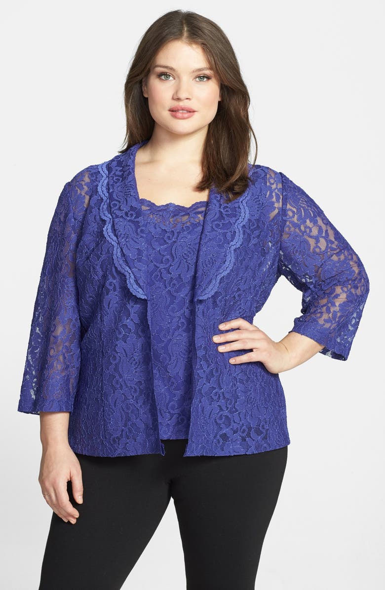 Alex Evenings Lace Twinset (Plus Size) | Nordstrom