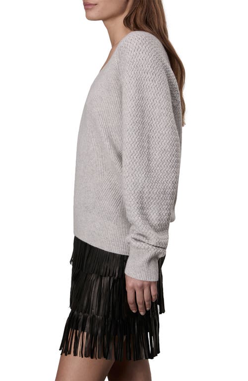 Shop Rag & Bone Kaylee V-neck Cashmere Sweater In Heathgry