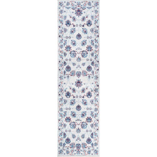 Shop Jonathan Y Modern Persian Vintage Moroccan Traditional Area Rug In Ivory/blue/red