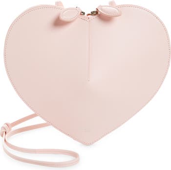 Alaia Womens Blanc Optique Le Coeur Heart-shaped Leather Cross