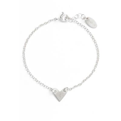Nashelle Initial Heart Bracelet