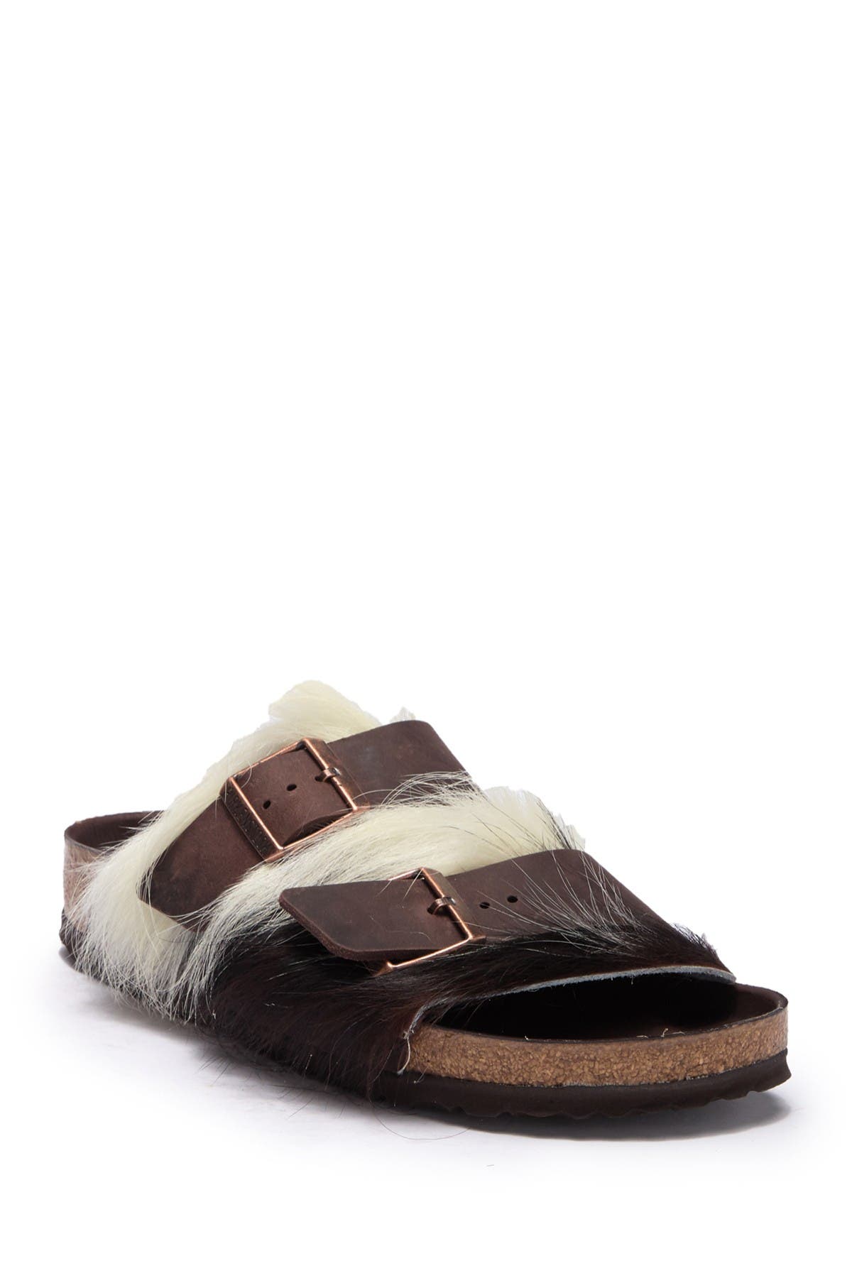 fur birkenstock sandals