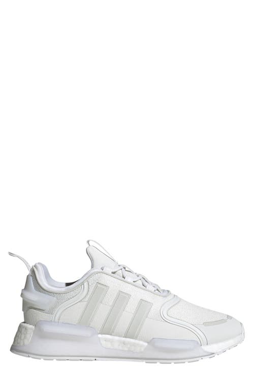 adidas NMD V3 Sneaker in White/White/Grey at Nordstrom, Size 10