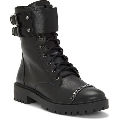 Jessica Simpson Kadrey Combat Boot, Black