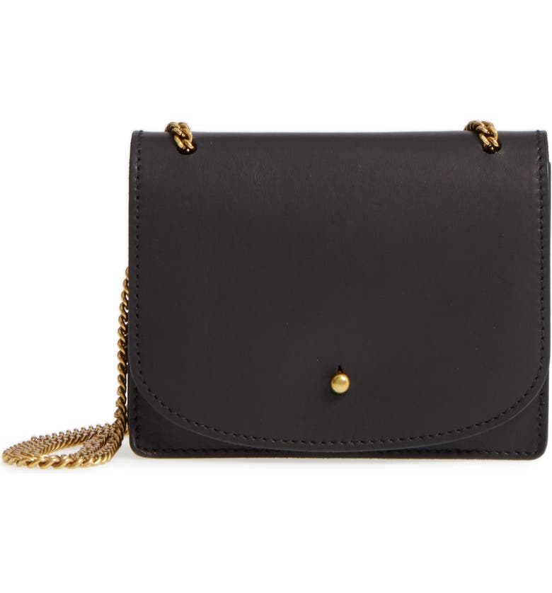 Madewell Chain Leather Crossbody Bag | Nordstrom