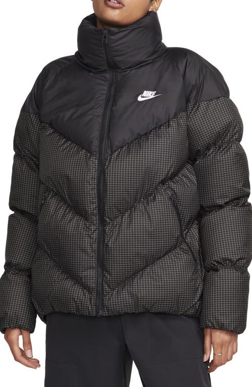 Nike Therma-fit Loose Puffer Jacket In Black