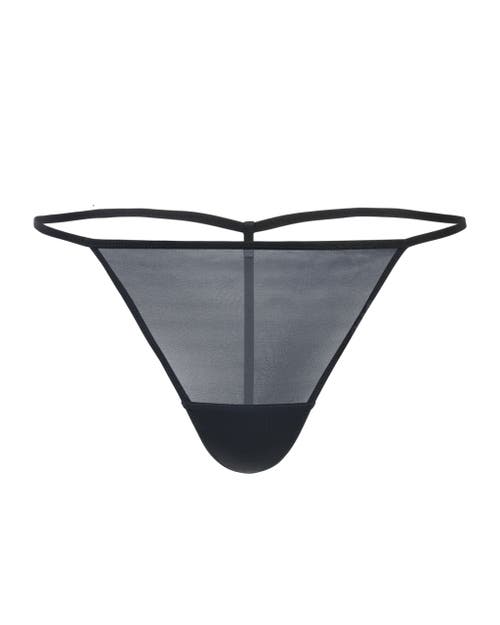 Shop Adore Me Shelly G-string Panties In Black