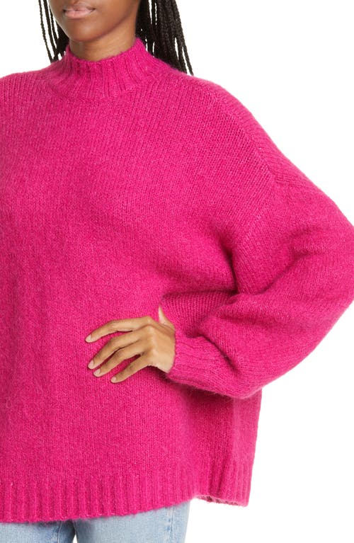 Pistola Carlen Mock Neck Sweater In Fuchsia