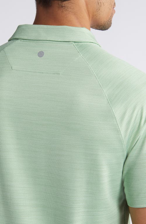 Shop Zella Chip Performance Golf Polo In Green Quiet