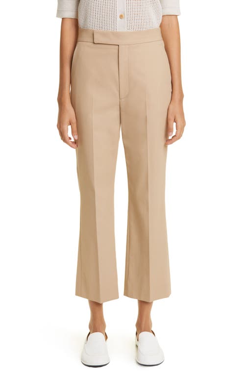 Maria McManus High Waist Crop Pants in Beige at Nordstrom, Size 0