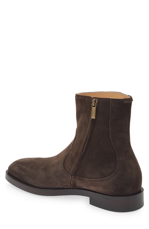 Brunello Cucinelli Round Toe Boots In Corvino