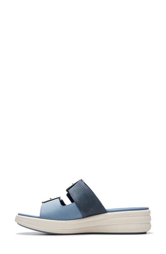 Clarks Drift Buckle In Denim Combi