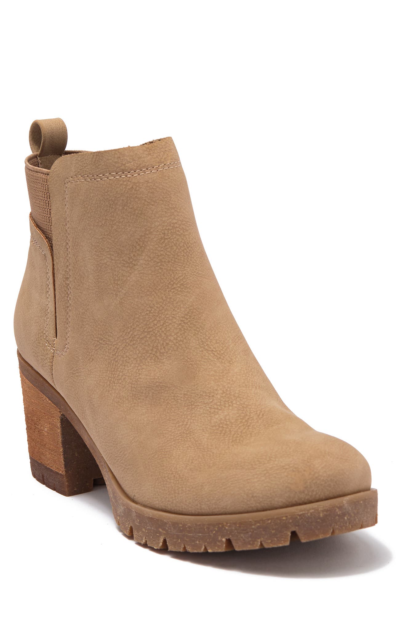 korks wedge bootie