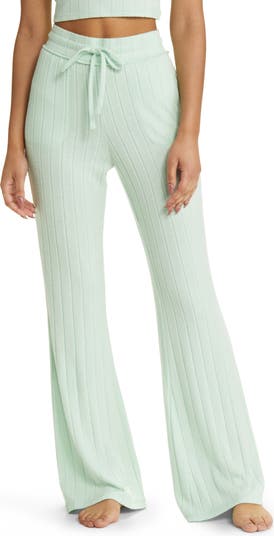 Cozy Ribbed Flare Lounge Pant