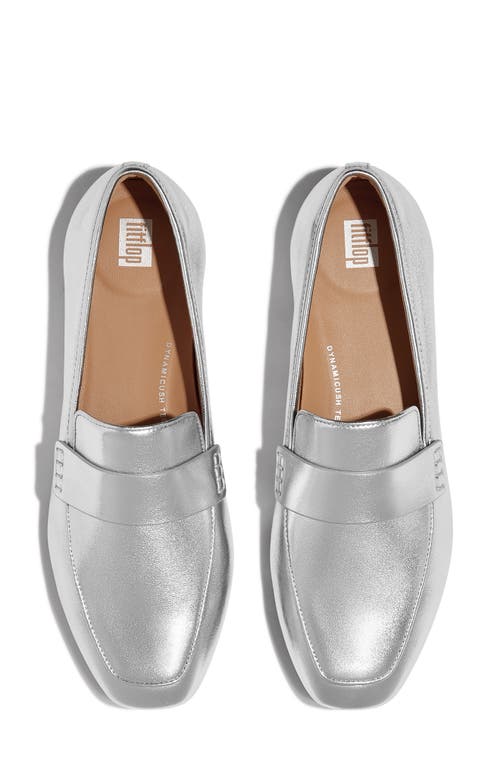 Shop Fitflop Delicato Loafer In Silver