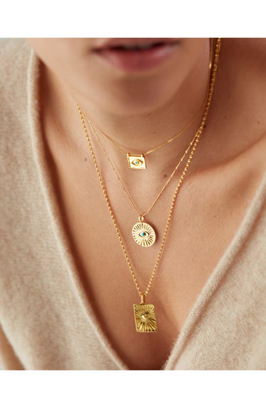 MONICA VINADER MONICA VINADER TALISMAN EVIL EYE PENDANT CHARM