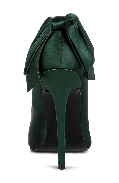 Rag & Co Hornet Bow Pump In Green