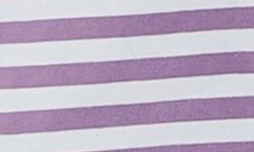 Guess Originals Go Core Stripe Baby Tee In Lux Orchid Multi