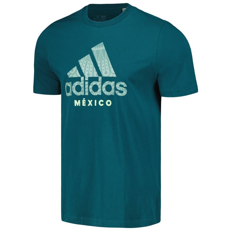 Shop Adidas Originals Adidas Green Mexico National Team Dna Graphic T-shirt