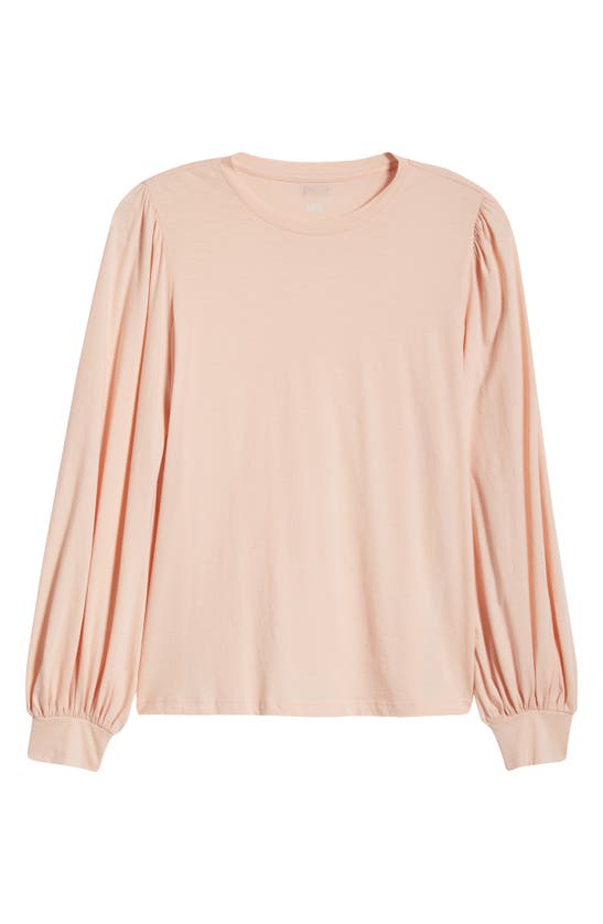 Shop Lunya Long Sleeve Organic Pima Cotton T-shirt In Dulcet Petal