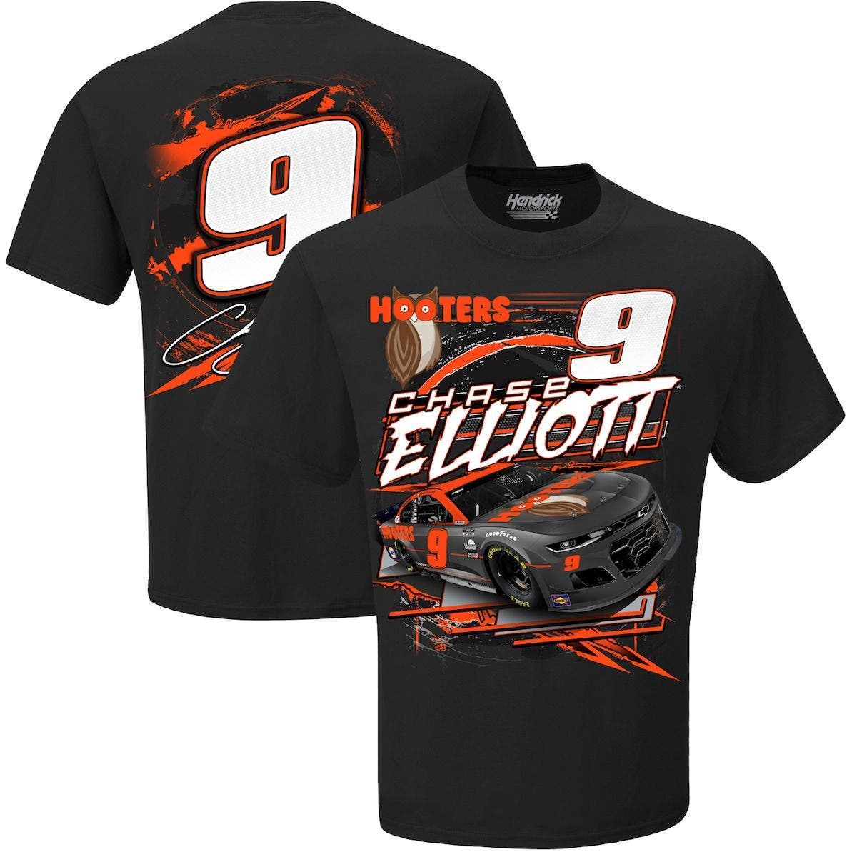 HENDRICK MOTORSPORTS TEAM COLLECTION Men's Hendrick Motorsports Team Collection Black Chase Elliott Slingshot Graphic T-Shirt at Nordstrom