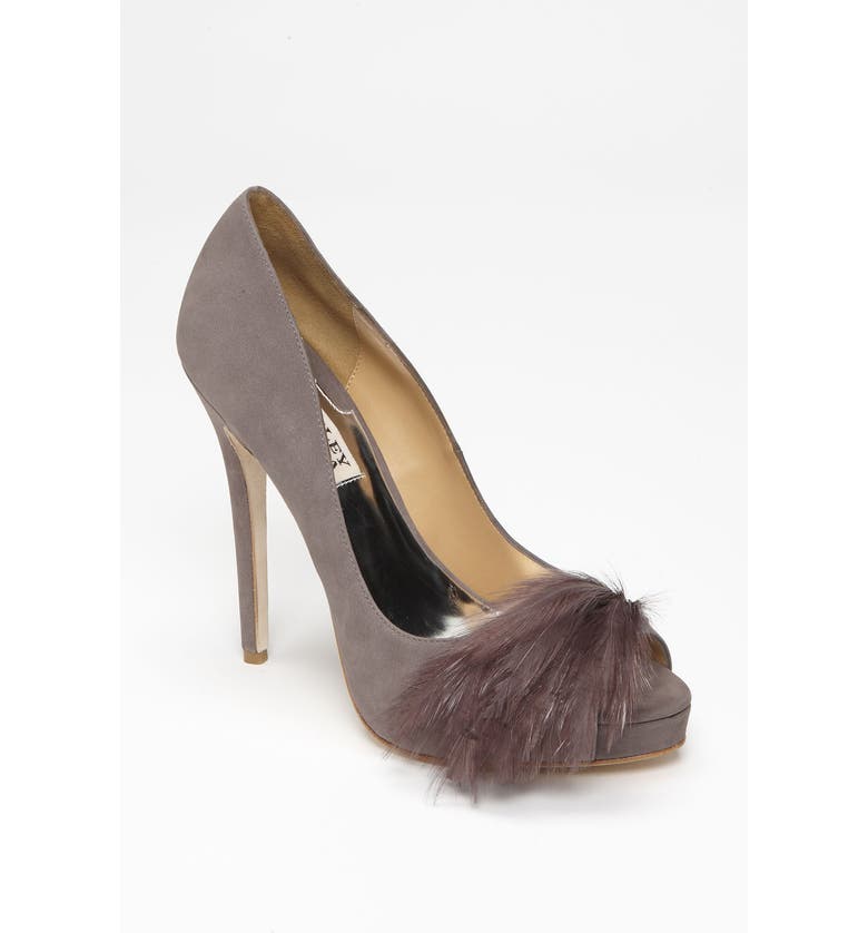 BADGLEY MISCHKA COLLECTION Badgley Mischka 'Ginnie' Pump, Main, color, GREY