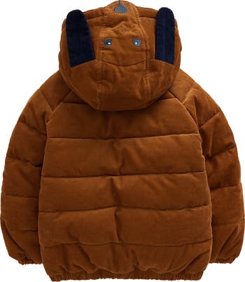 Faux fur mini online puffer