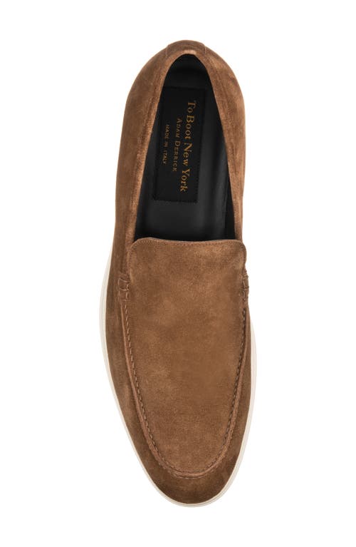 Shop To Boot New York Cassidy Moc Toe Loafer In Mid Brown