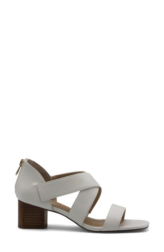 Shop Adrienne Vittadini Astoric Sandal In White