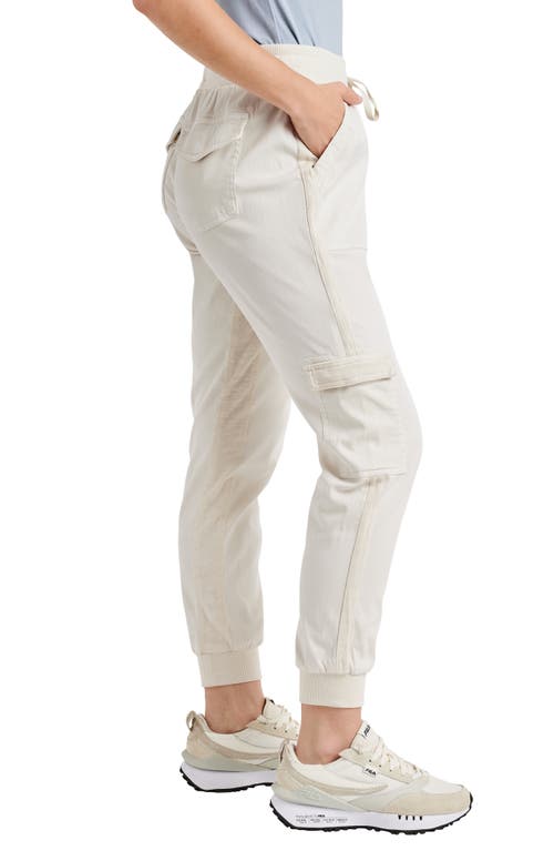 Shop Splendid Jaclyn Drawstring Waist Joggers In Pale Oak