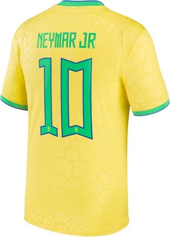 Nike Brazil 2022/23 Stadium Home Jersey Dynamic Yellow/Green Spark
