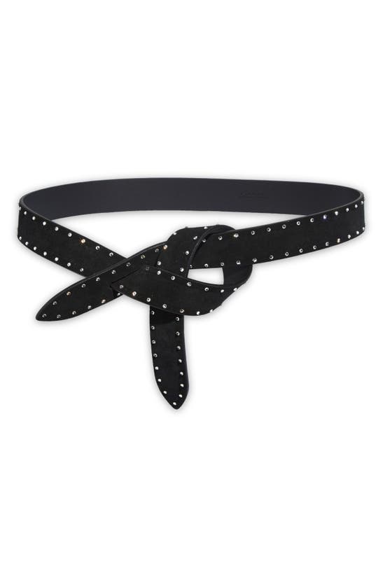 Isabel Marant Black Lecce Reversible Belt In Black