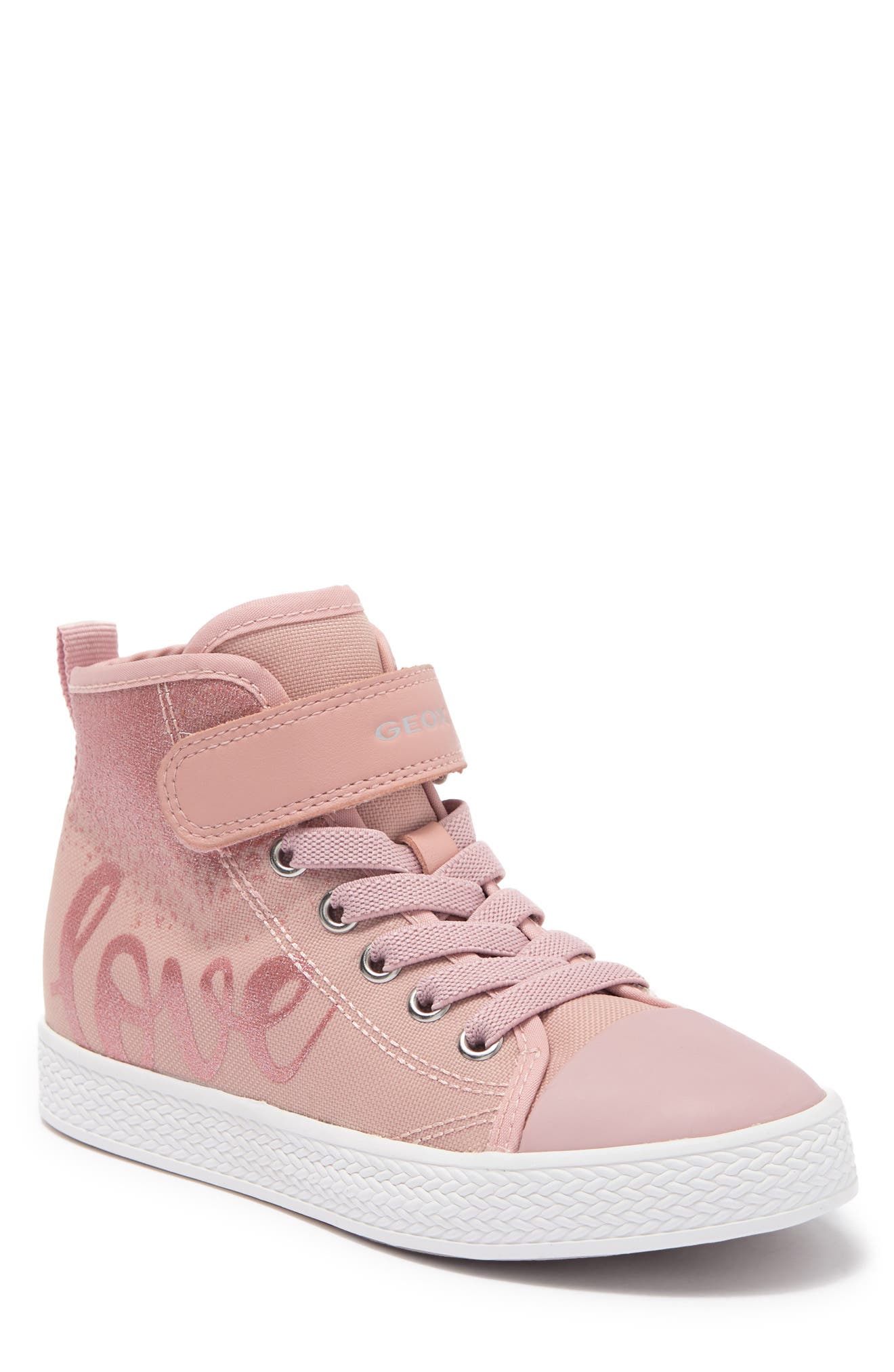 Geox JR CIAK GIRL White / Blue - Free delivery | Spartoo NET ! - Shoes High  top trainers Child USD/$62.40