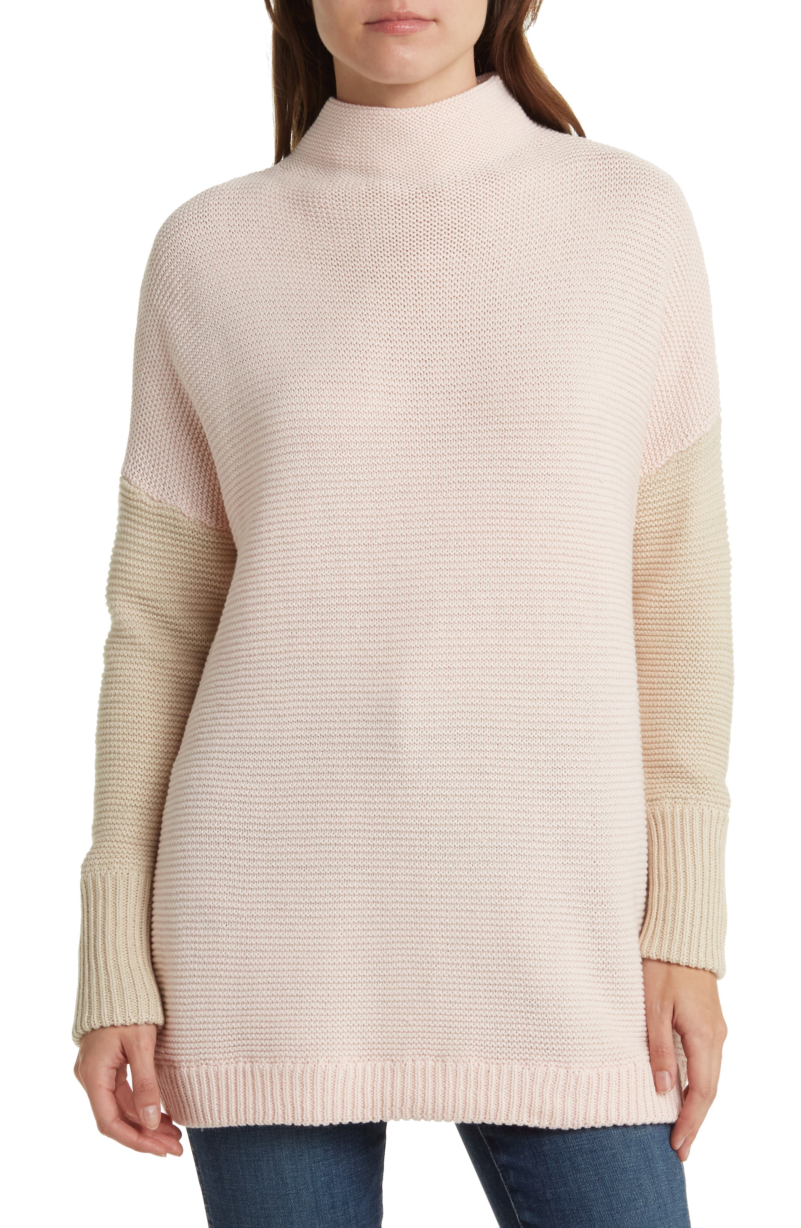 Free People Colorblock Turtleneck 