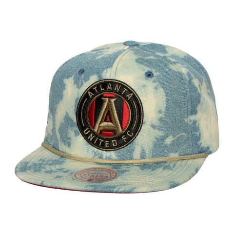 Men's Atlanta United FC Mitchell & Ness Red Bottom Line Logo Snapback Hat