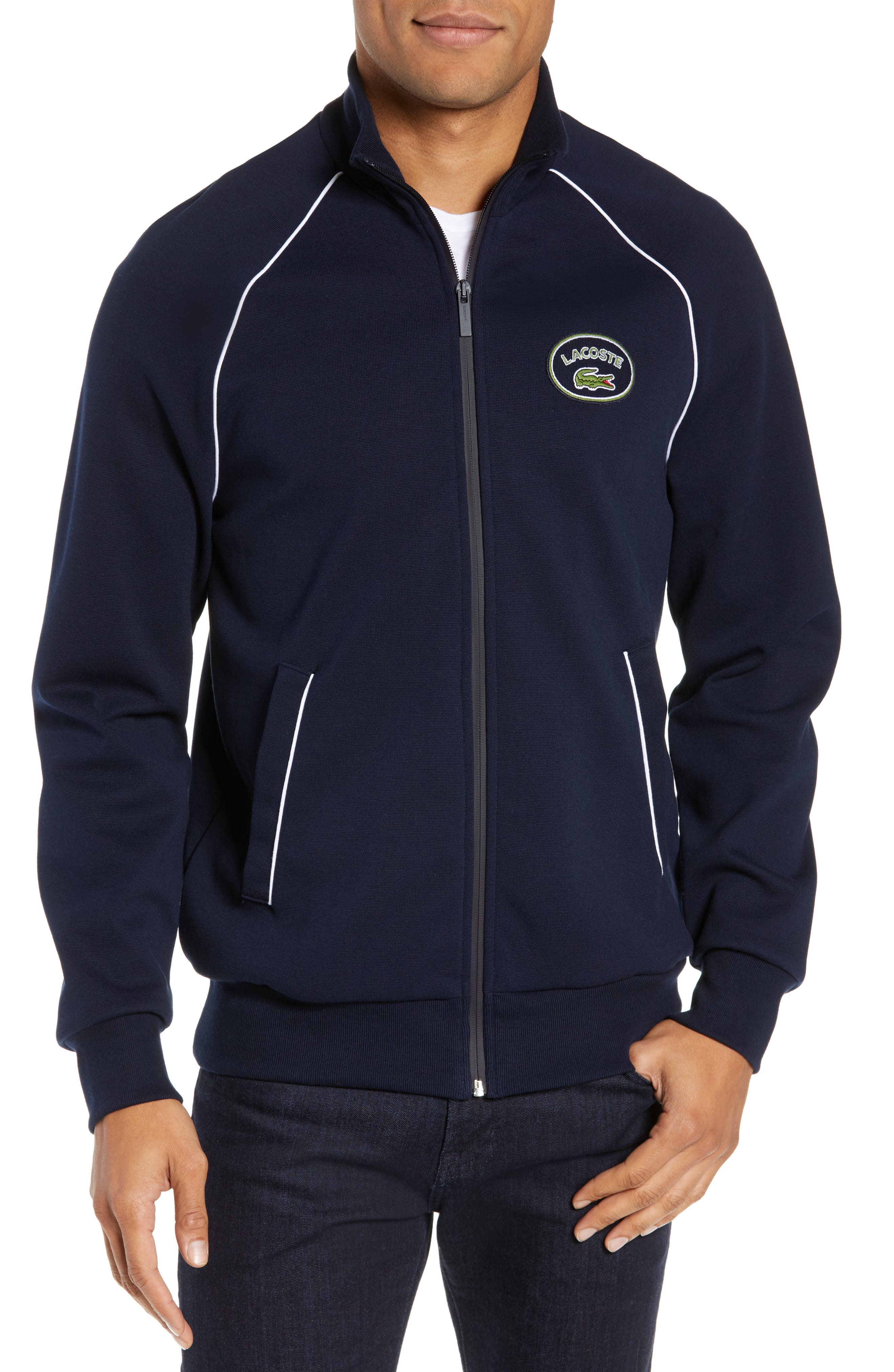 Lacoste Heritage Zip Track Jacket Nordstrom