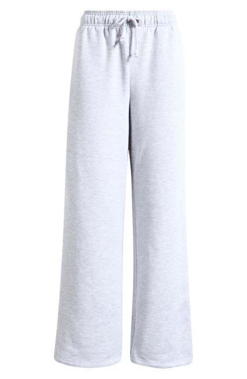 Shop Topshop Straight Leg Sweatpants In Grey