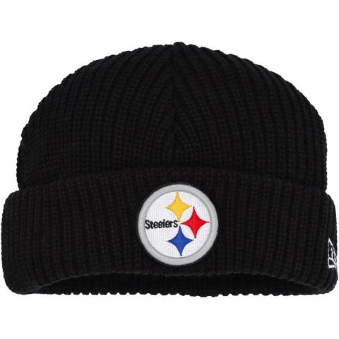 Pittsburgh Steelers New Era Trapper Helmet Head Knit Cap